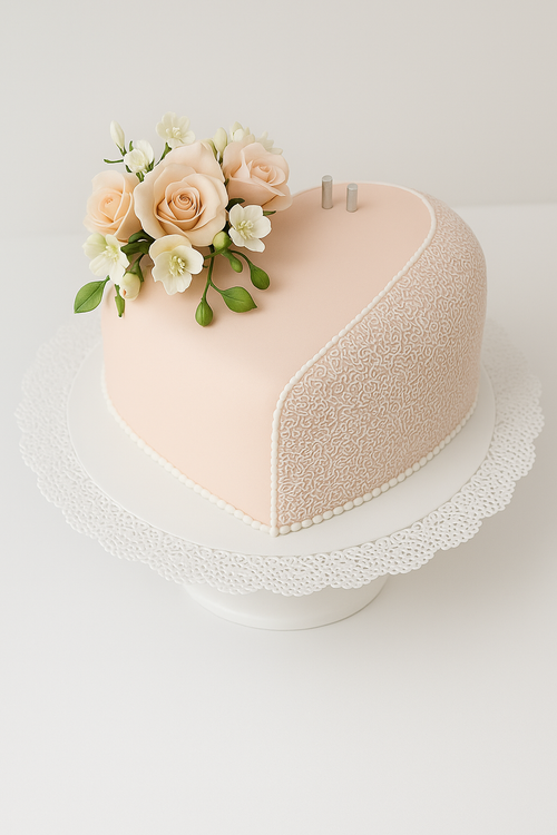 Peach Blossom Cream Delight Cake