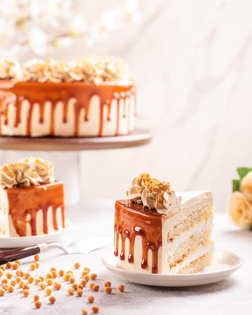 Butterscotch Cake Slice