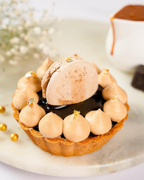 Salted Caramel Chocolate Tart