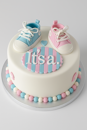 Baby Shoes Cake