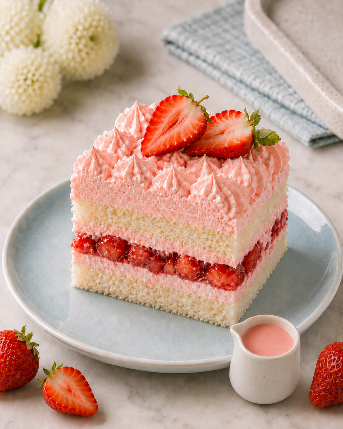 Strawberry Tres Leches