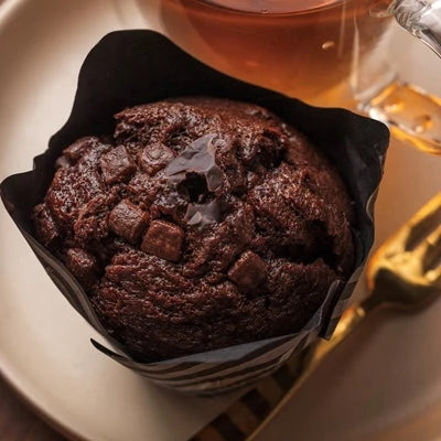 Belgian Triple Chocolate Muffins