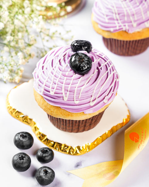 Blueberry Cream Cheese Cupcake