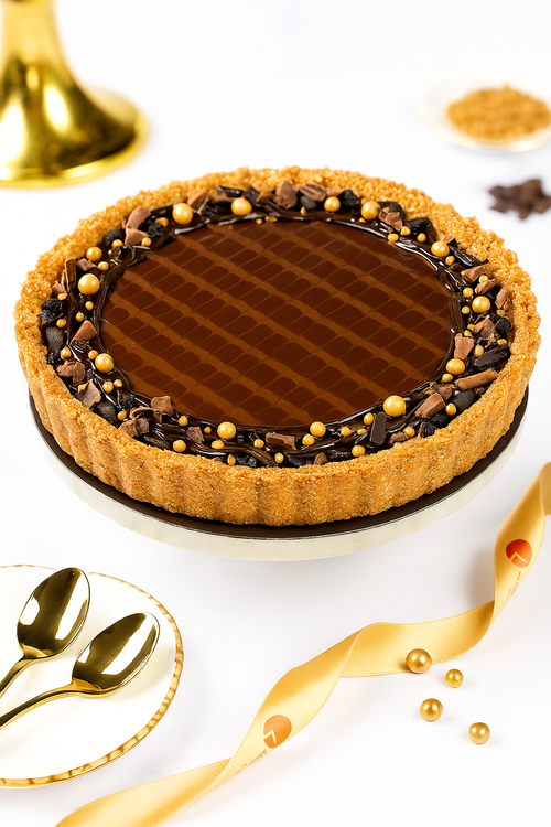 Chocolate Caramel Pie Cake