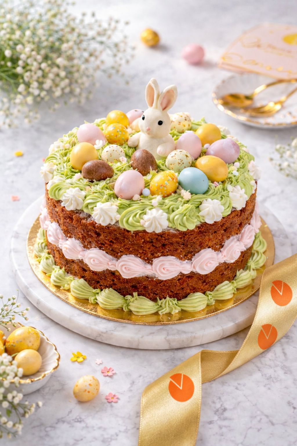Easter Carrot Celebration Cake