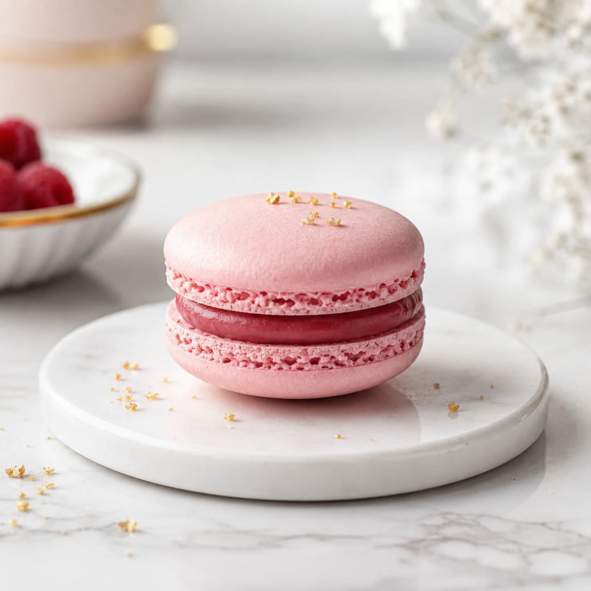 Raspberry Macaron
