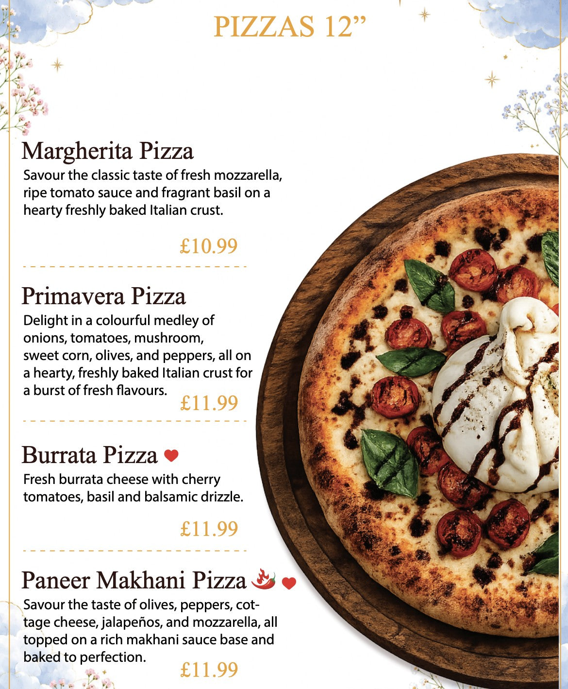 7th Heaven Café Model menu page 15