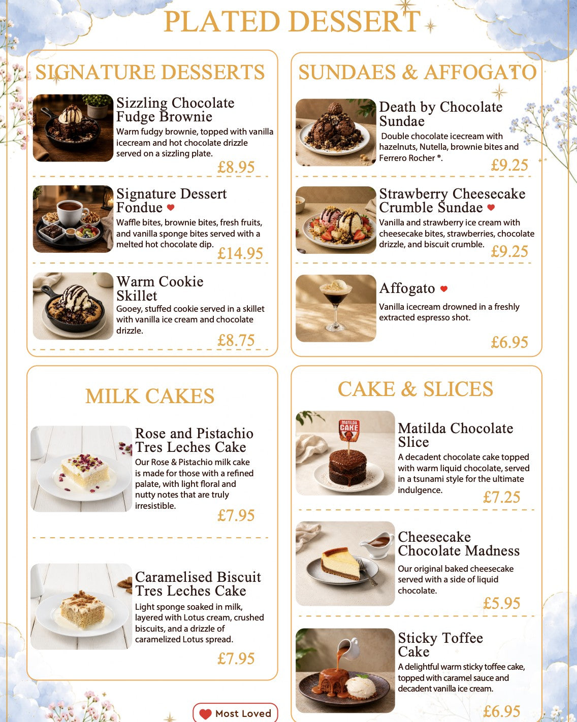 7th Heaven Plus Model menu page 7