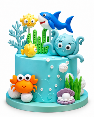 Under the Sea Friends Cake
